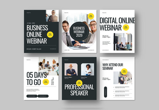 Webinar Social Media Post Template