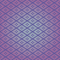 武田菱柄（スクエア・ピンクとパープル）