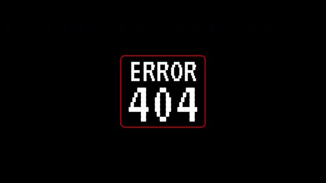 Error 404 message in standard http response code. Suitable for websites, tech articles, and digital marketing materials.