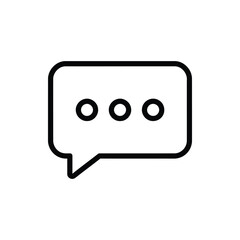 Chat Bubble Processing Monoline Icon