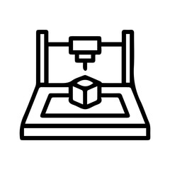 3D Printer Machine Icon