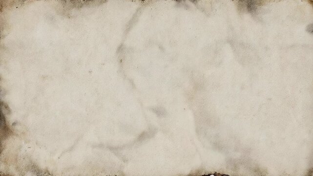 Aged, creased parchment with stained and darkened edges