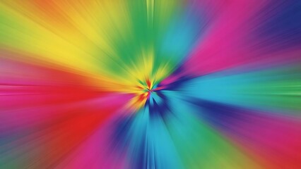 Vibrant rainbow colors exploding in a dynamic abstract background with motion blur effect