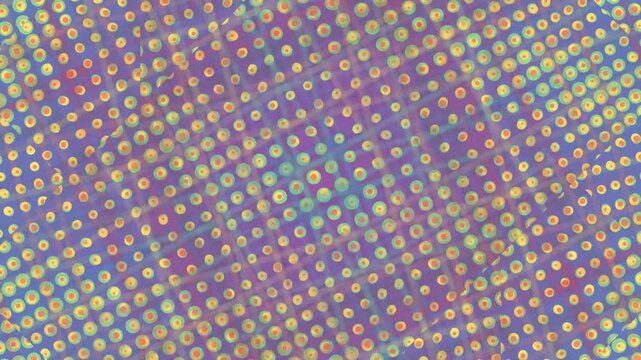 Colorful Iridescent Circles Pattern Background.