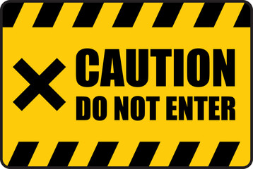 do not enter sign posters vinyl stikers any type of design & sizes © Faridzdesign