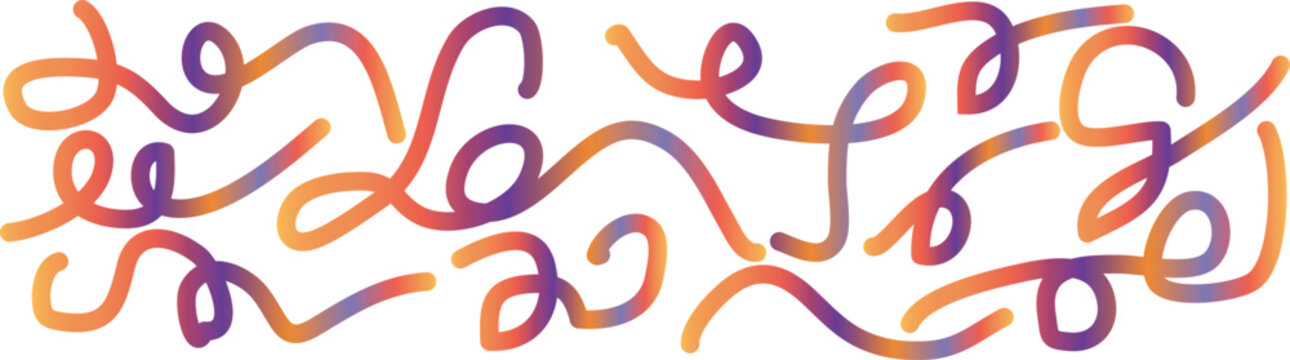 Colorful gradient numbers set for modern design projects.