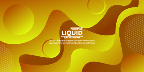 Abstract wavy orange background vector template with shadows and circles. Futuristic background with simple pattern design. Eps10 vector.