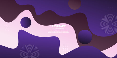 Realistic Abstract Background with Purple Wavy Design. Eps10 Vector Template