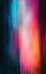 Vibrant Abstract Background with Colorful Vertical Lines and Blurs