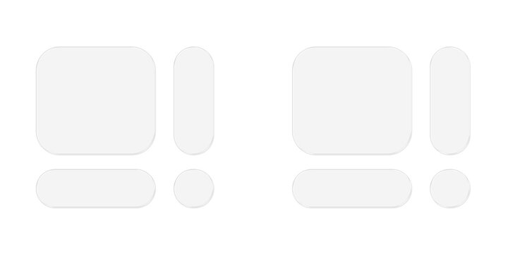 Glass UI Placeholder and Button Set, Glassmorphism Elements, glass sheet, glass button, glass frame for overlay design, glass ui for app.