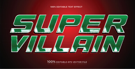 super villain text effect © wira