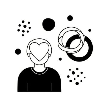 Aromantic Spectrum Awareness Week love and relationship concept illustration