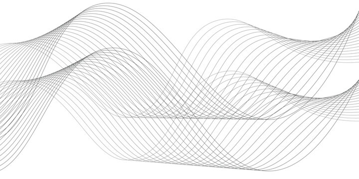 Hand drawn vector illustration of a pencil and arrows featuring guilloche line patterns and artistic wave design elements