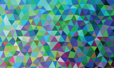 Vibrant pixelated mosaic artwork with multicolored patterns