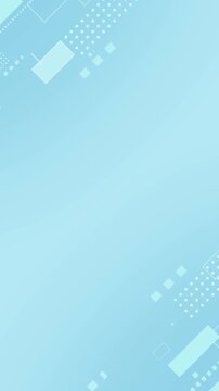 水色のミニマル幾何学模様がゆっくりスライドする縦長（9:16）ループ背景動画 / Minimal light blue Geometric Sliding Vertical 9:16 Loop Background for Social Media