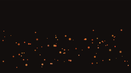 Cosmic space scene featuring abstract starfield with glowing celestial bodies against deep black void for futuristic sci-fi background © Hera