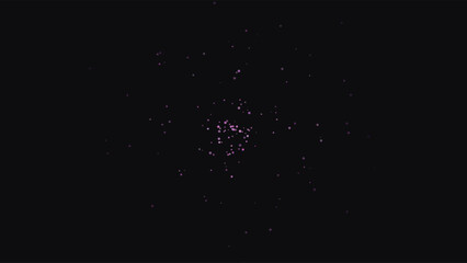 Deep space cosmic star cluster with bright nebula center, ultra-high detail, dark void background, astronomical photography, vibrant celestial composition © Hera