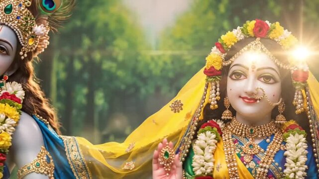 Ram and sita creative concept