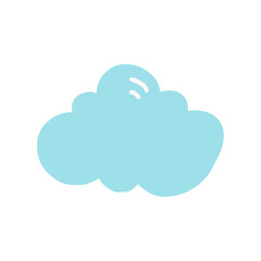 Fototapeta premium Cloud icon design vector illustration