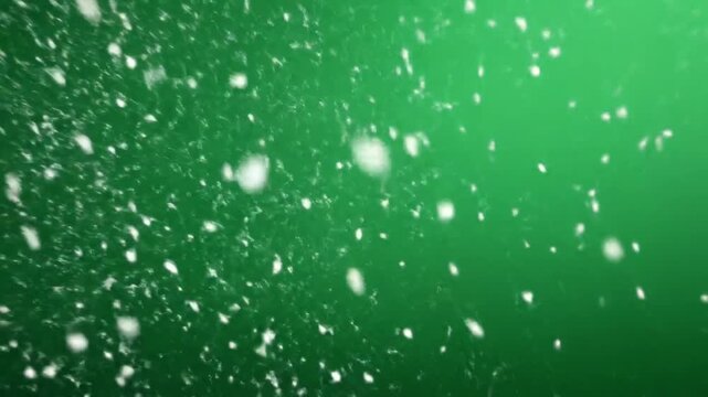 the flying snowflakes are very beautiful and pleasing to the eye