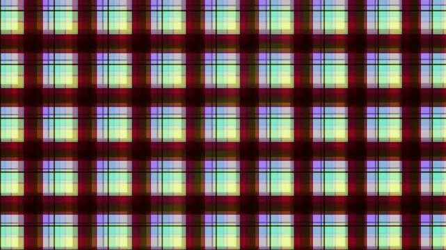 Colorful Grid Pattern with Plaid Design