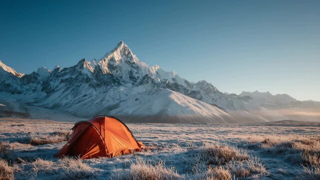 Image of various camping gear including tents, backpacks, and cooking equipment for outdoor enthusiasts.