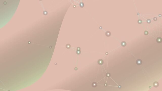 Soft Pink Background with White Dots