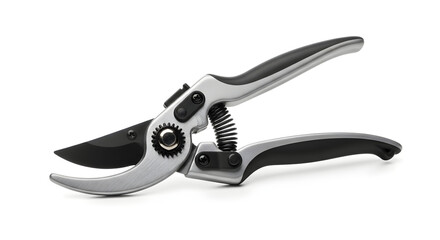 Professional bypass pruning shears for gardening with ergonomic handles and sharp steel blades