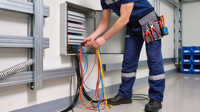 electrician at work 