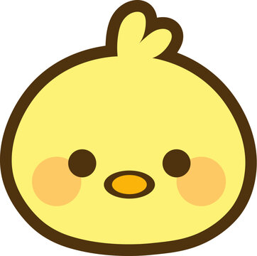 Cute Chick Cartoon Element