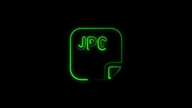 Jpg file format icon