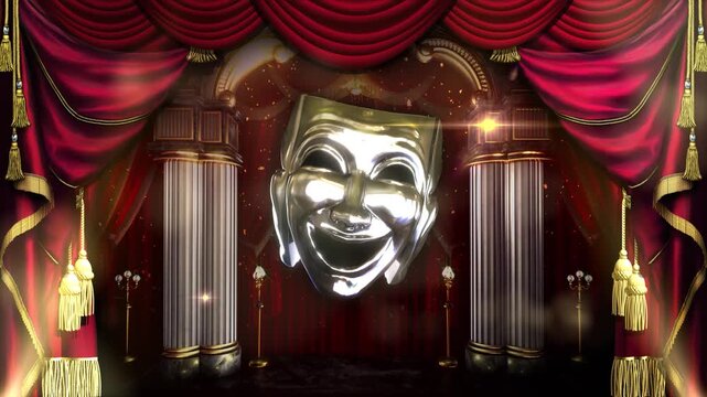 Happy Sad Face Drama Stage