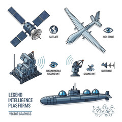 Vector illustration of military submarine. © AHMAD