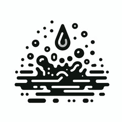 Oil Spill Wave Icon
