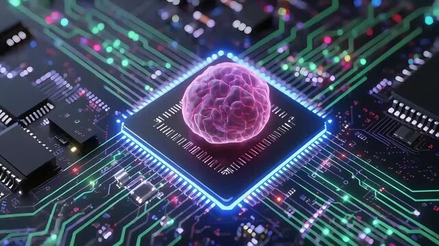 Bio-Nano CPU Core Activating Autonomous Healing Algorithms symbolizes synthetic biology fusing with computation and functions as a system enabling self-repairing medical platforms.
