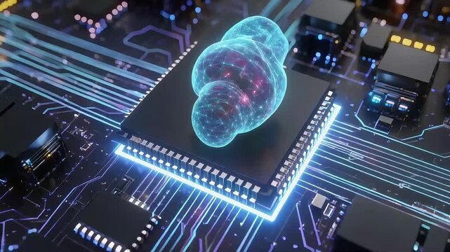 A holographic nano CPU grid guided by AI that harmonizes metabolic chemistry embodies visible biological balance and acts as a controller of organ energy flow.