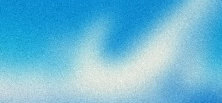 Abstract blue gradient background with soft white light streak and subtle grain texture