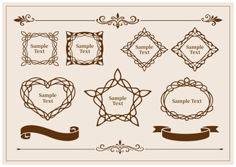 アンティークフレームセット