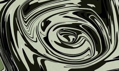 Fototapeta premium Abstract black and white swirling grainy noise gradient background texture for design and art projects
