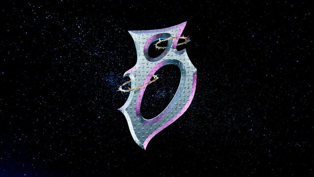 Futuristic Metal Font B