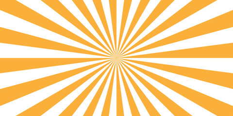 Obraz premium Vector sunray stripe background. Light sunburst glowing background. Sunburst pattern summer social banner. vector illustration pattern beam rays. Spiral radial striped backdrop design.