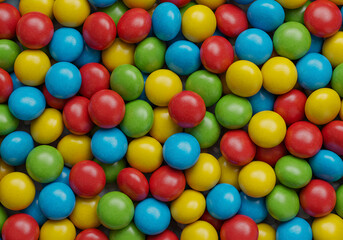 Assorted colorful candies