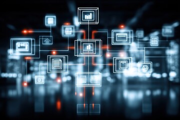 Fototapeta premium Process excellence connects productivity to output through efficiency discipline, utilization balance, capacity awareness, and consistency