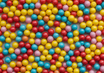 Obraz premium Colorful round sprinkles background