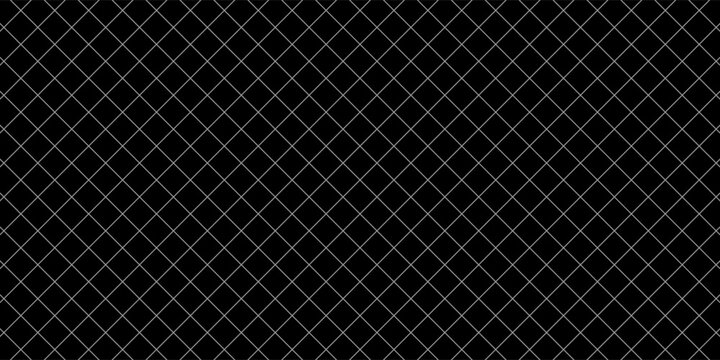 Net texture pattern on black background. Net texture pattern for backdrop and wallpaper. Realistic net pattern with black squares. vector illustration