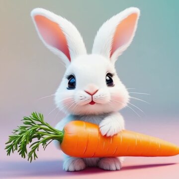 rabbit with carrot