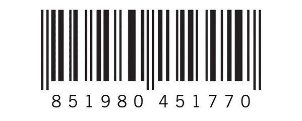 Obraz premium Barcode Scan Label, Product Barcode Vector, Scan Code Label Design, Barcode Scan Code Label Icon, Retail Product Identification Symbol, Black Linear Barcode Graphic.