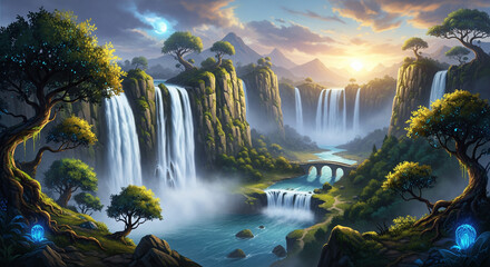 waterfall in the forest