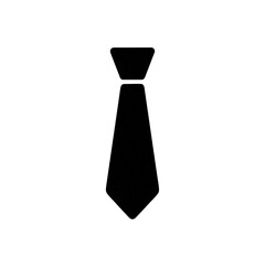 a necktie silhouette