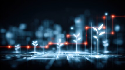 Fototapeta premium Growth resilience emerges when scaling supports expansion, momentum compounds acceleration, and maturity reinforces sustainability
